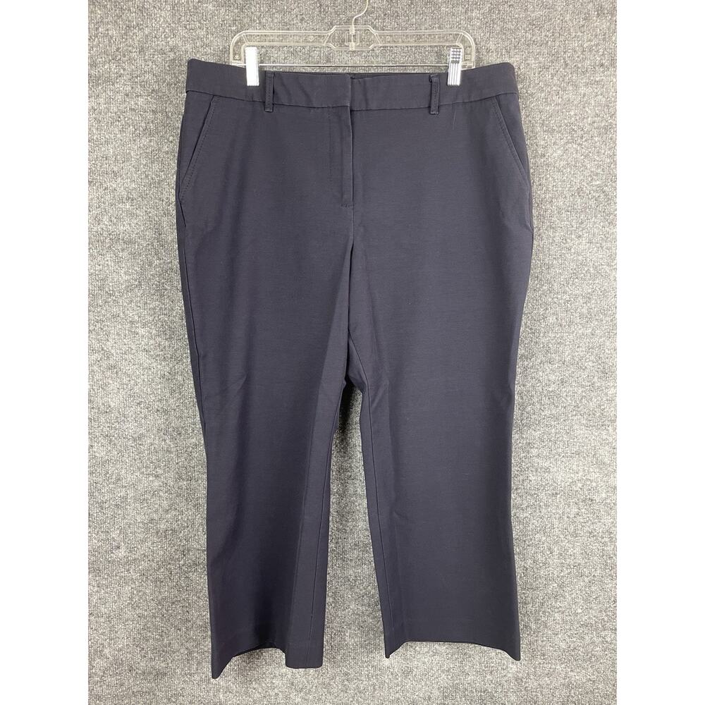 Talbots Pants Women's Size16 Indigo Blue Wide‎ Leg Work Wear